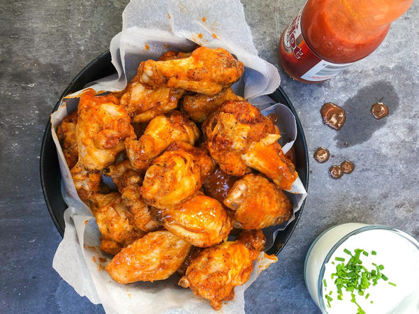 Buffalo Wings With Blue Cheese Sauce