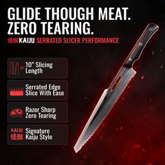 Kaiju 10" Serrated Slicer