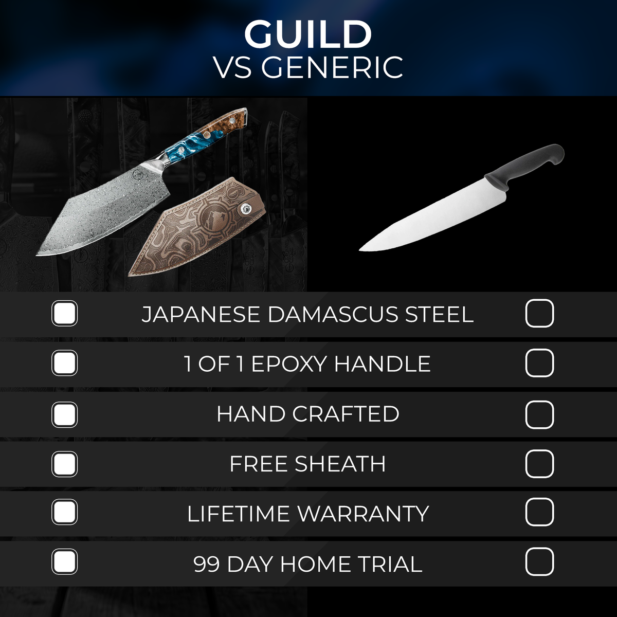 Nomad Damascus 10" Serrated Slicer