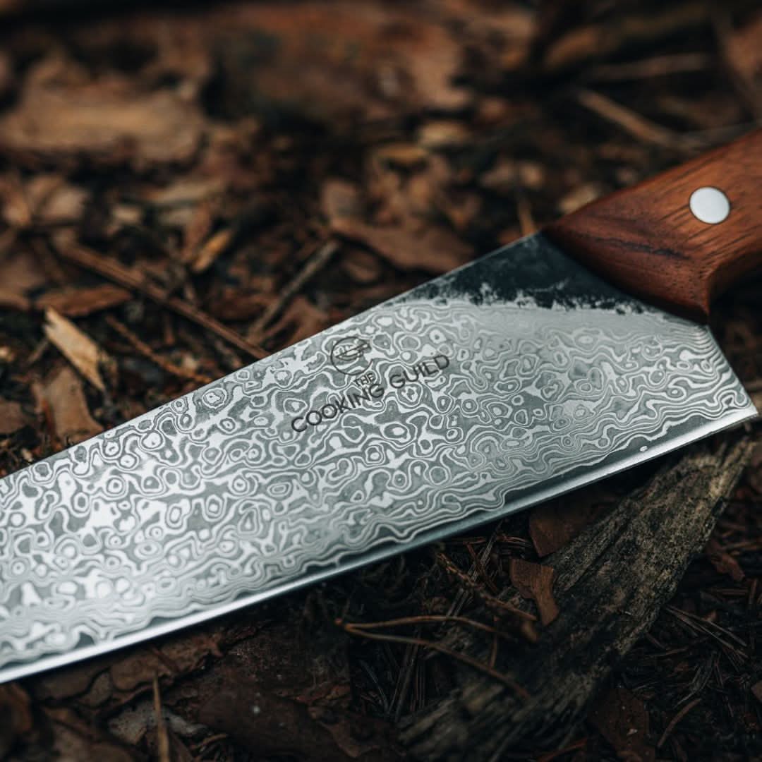 Guild VI Bushcraft Damascus 7” Bunka