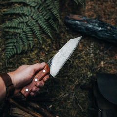Guild VI Bushcraft Damascus 7” Bunka