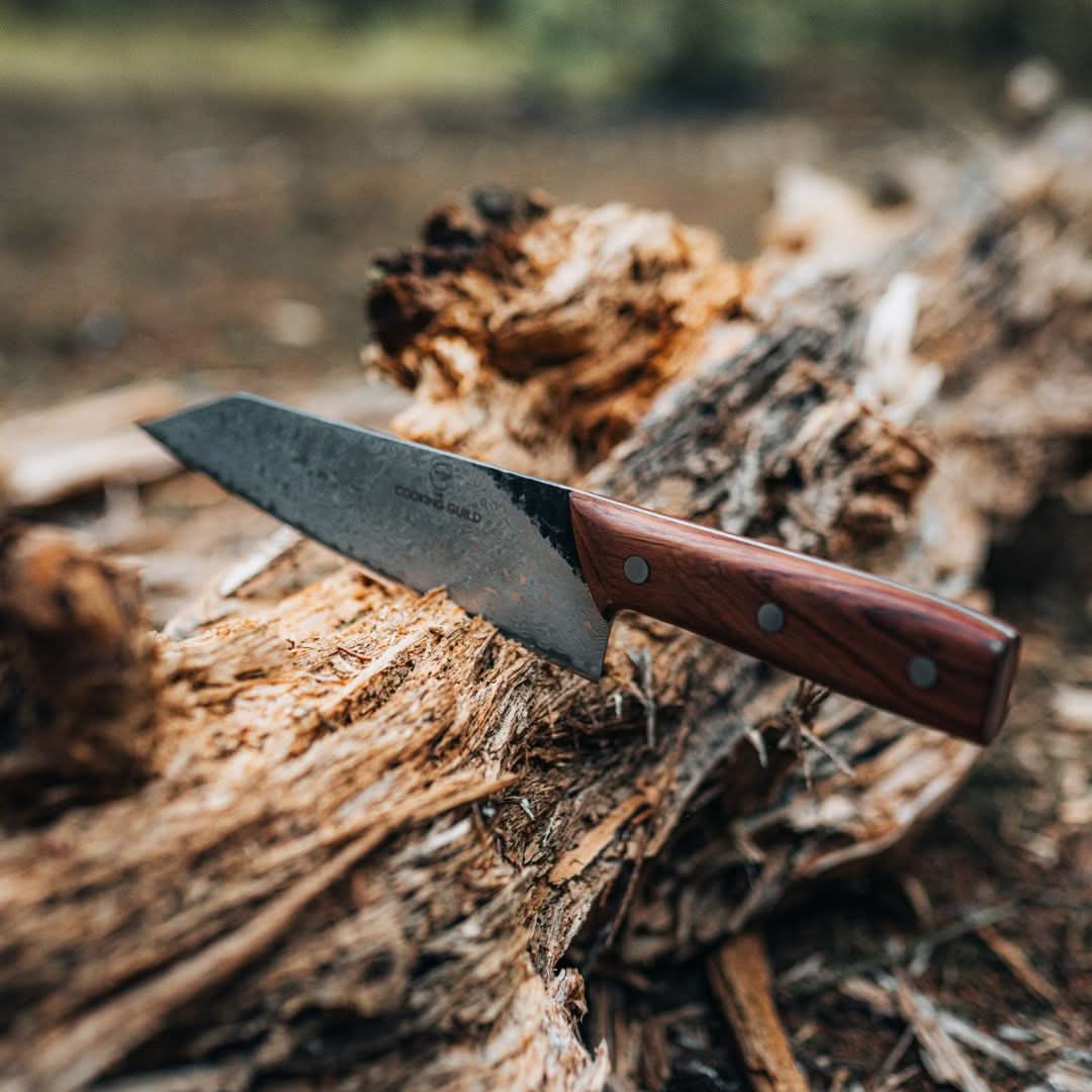 Guild VI Bushcraft Damascus 7” Bunka