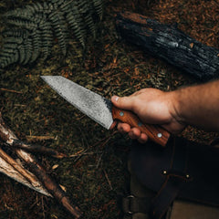 Guild VI Bushcraft Damascus 7” Bunka