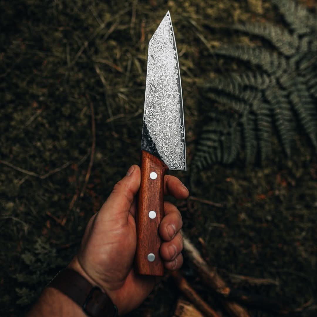 Guild VI Bushcraft Damascus 7” Bunka